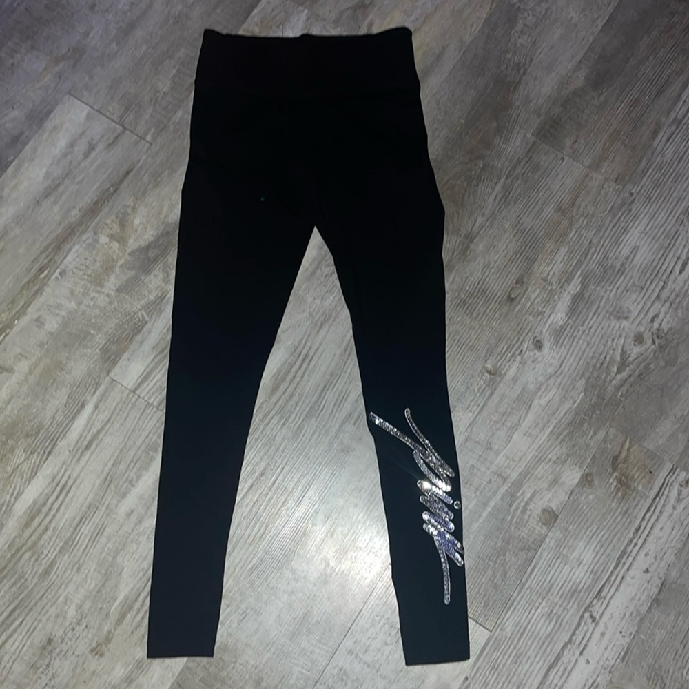 PINK Victoria’s Secret YOGA leggings bling size extra small XS